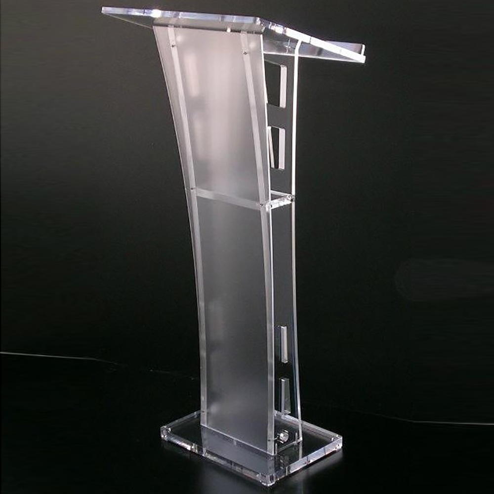 亚克力演讲台 有机玻璃透明演讲台 厂家定制