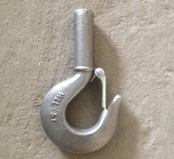 直柄吊钩 起重吊钩 合金钢直杆吊钩 可加工螺纹厂家直销3吨