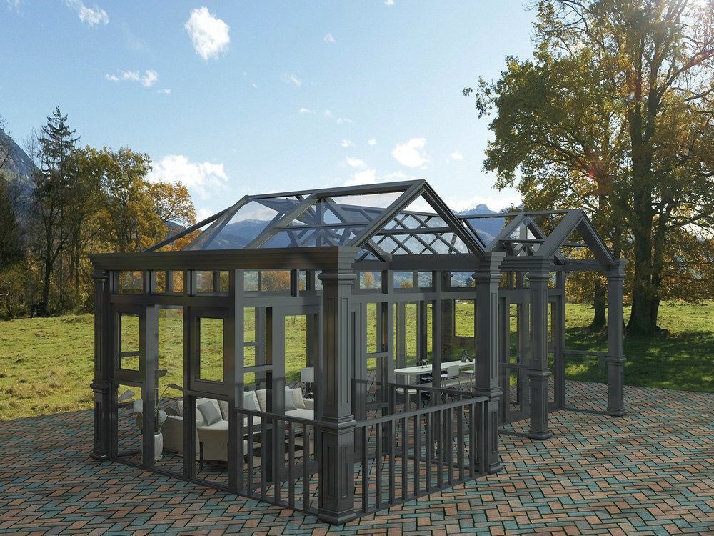 平顶阳光房 斜顶阳光房 异形顶阳光房