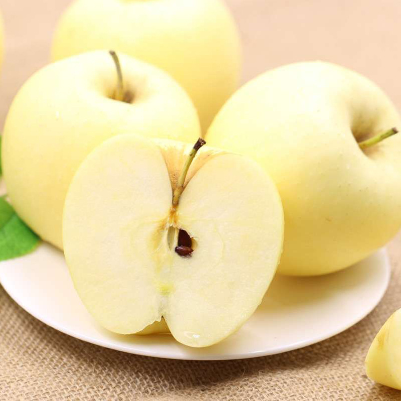 苹果-新鲜水果 黄元帅苹果农家自产苹果 水果批