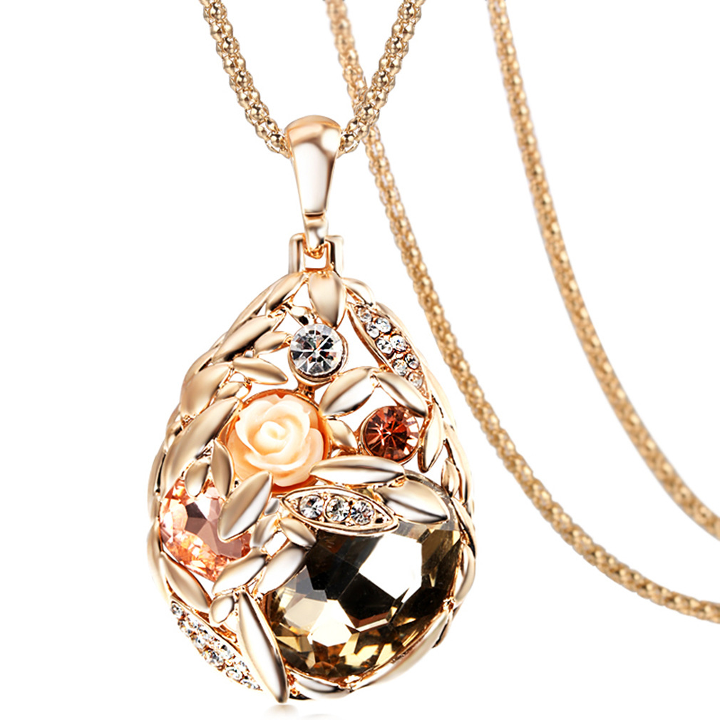 韩版时尚花形吊坠 速卖通热销 高质量精致项链吊坠厂家直销