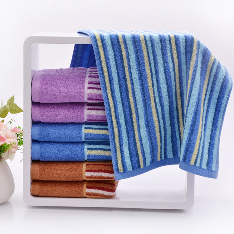 纯棉三件套方巾毛巾浴巾批发 全棉吸水结婚