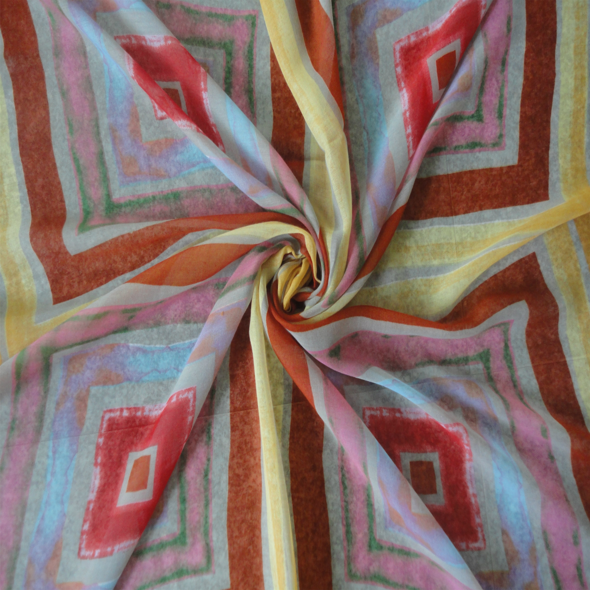 宽门幅巴厘纱白坯布圆网印花平网印花打卷布