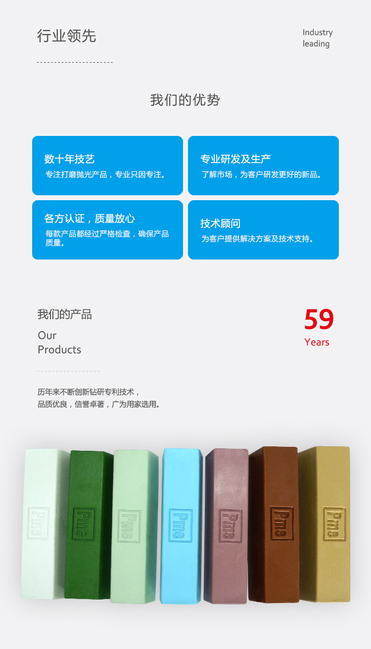 必美宜pme抛光蜡 不锈钢抛光膏 必美宜g38小青蜡系列 研磨膏批发