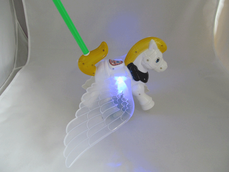 发光玩具 新款手推飞马带响铃 地摊热卖玩具新奇特 儿童益智玩具