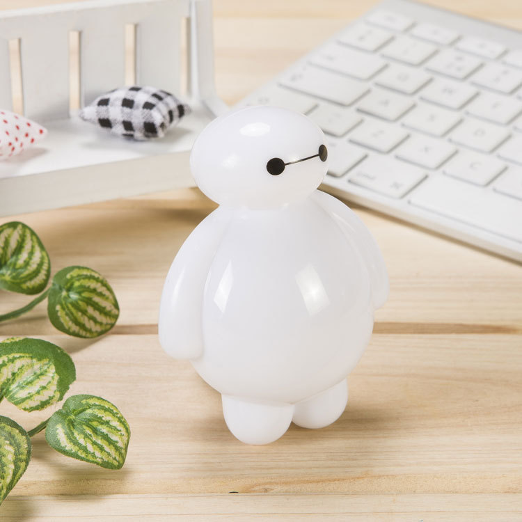 led大白小夜灯 卡通创意新奇特插电夜灯 圣诞礼物logo开业礼品