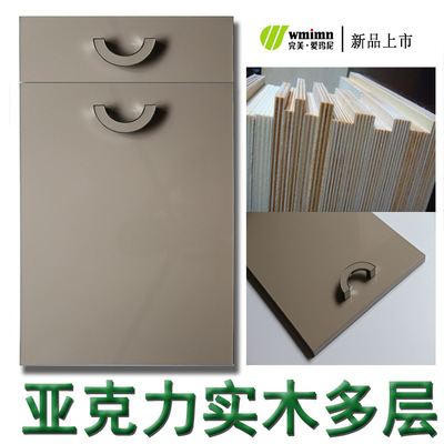 实木多层橱柜门板批发 亚克力 柜门定做 橱柜门扇定制 厂家直销