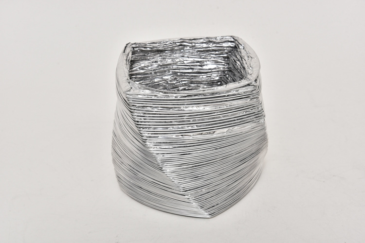 厂家直销铝箔伸缩方管 铝箔伸缩异型管wk-104高温软管现货