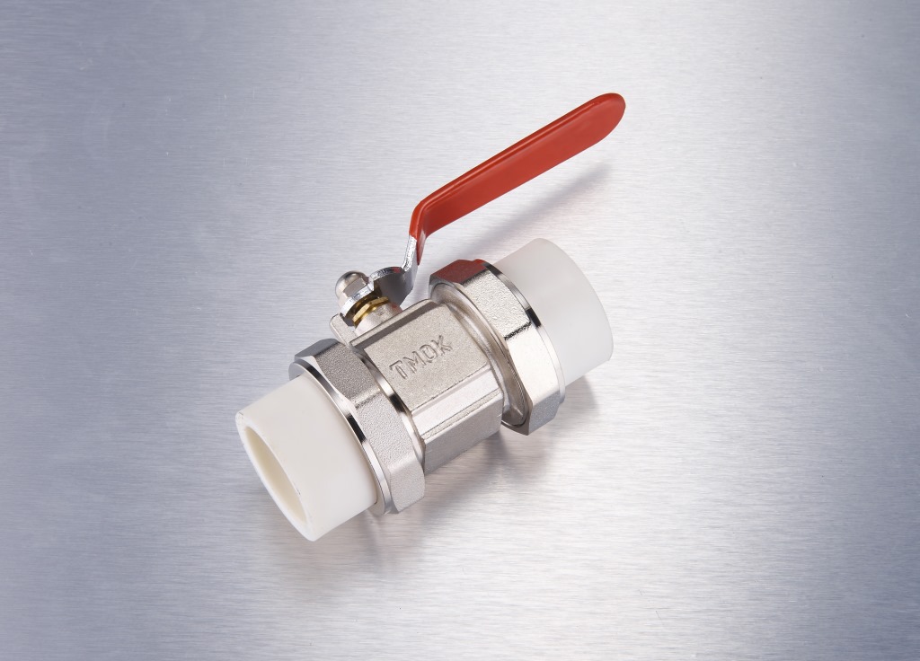 玉环ppr双活接铜球阀 热熔球阀 ppr