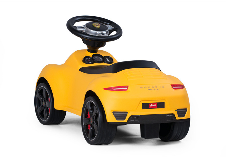 星辉儿童代步车 宝宝学步车四轮 现货批发带方向盘滑行车厂家直销