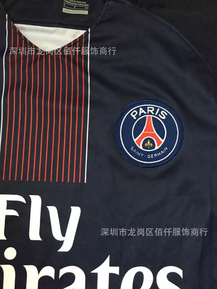 泰版 巴黎圣日耳曼球衣16/174赛季 巴黎主场客场足球服外贸运动服