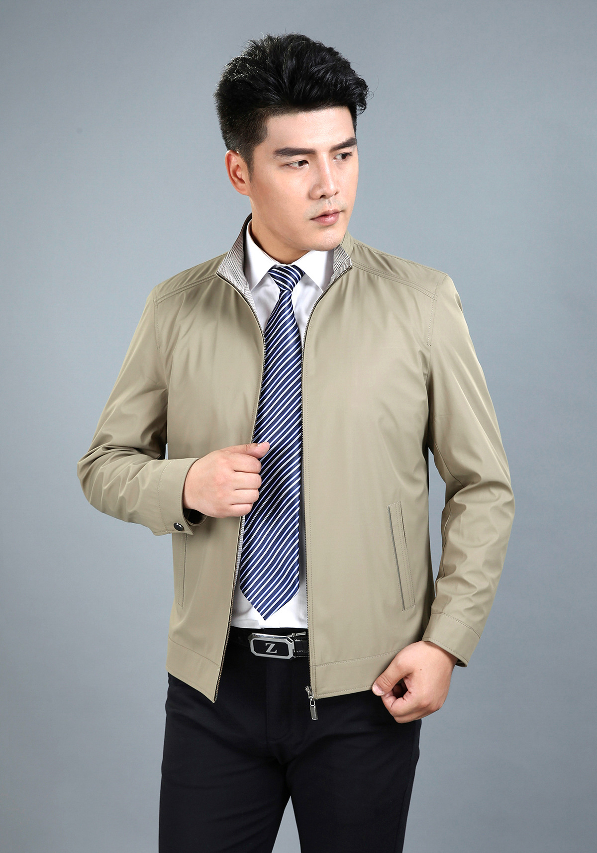 春秋新款男士立领夹克-男装