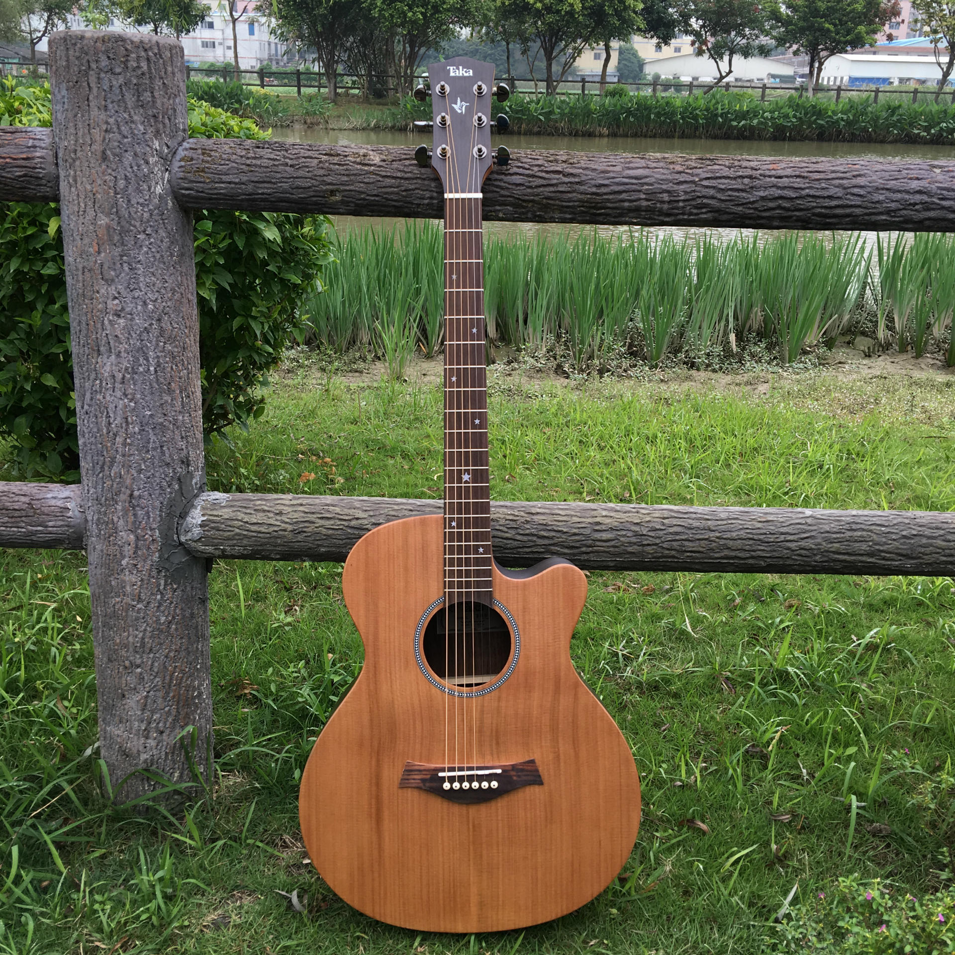 40寸民谣木吉他 玫瑰木 红松 单板 大吉他初学练习男女生面单吉他