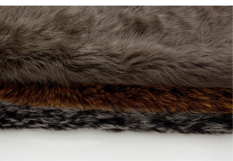 秀格皮草行 进口托斯卡纳皮毛一体服装革 深棕色蟒蛇风格整张羊皮