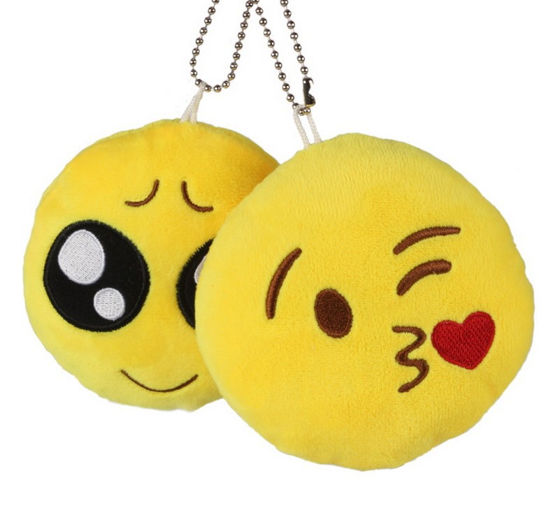热销qq表情挂件 emoji系列挂件毛绒玩具挂饰 厂家直销批发