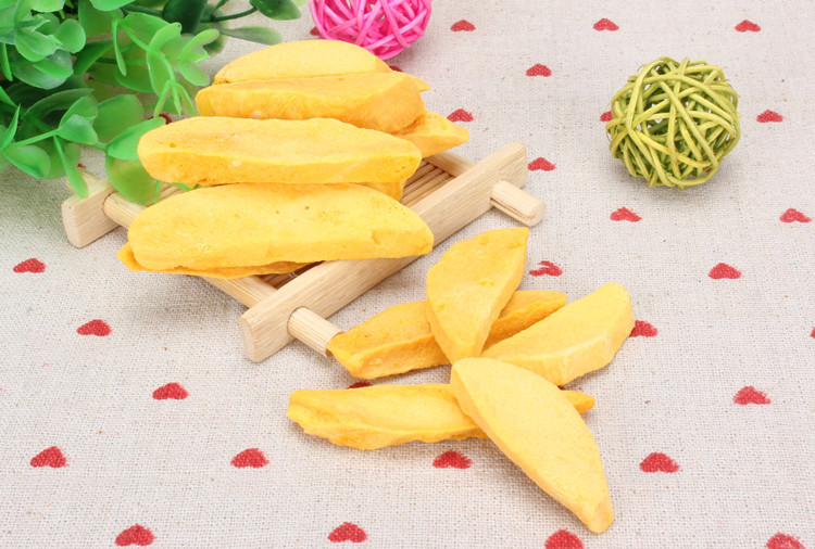 冻干芒果干净含量60g酸甜酥脆芒果脆进口水果干罐装零食批发