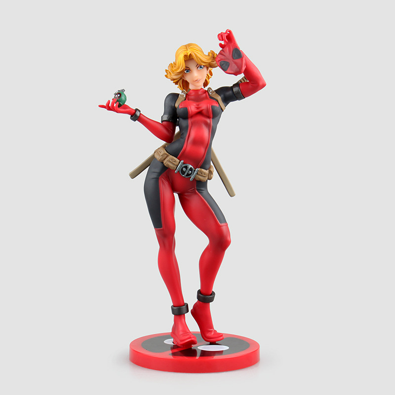 寿屋artfx  女死侍 deadpool x战警 死侍小姐 漫威电影模型手办