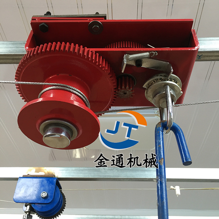 厂家直销大型养殖厂专用料线绞盘 水线绞盘 小窗绞盘