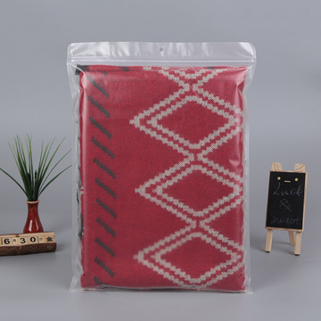 服装包装袋收纳袋自封拉链袋 带挂孔 透明磨砂材质现货批发-阿里巴巴