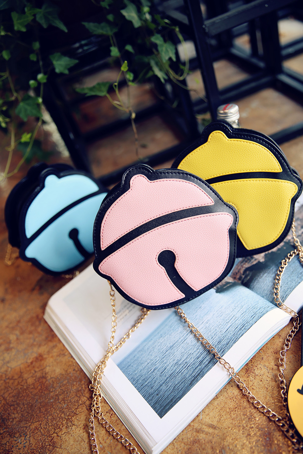 铃铛可爱卡通包日韩单肩包手提包斜挎包