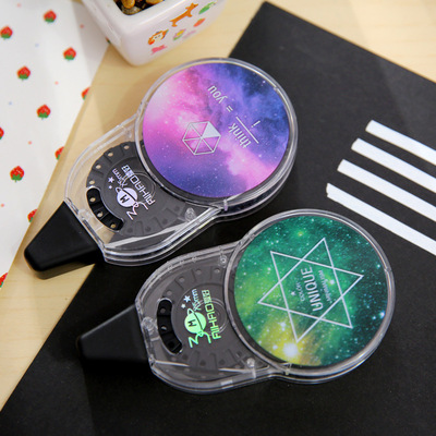 正品爱好 宇宙星空 大容量30米长耐用修正带66216 批发