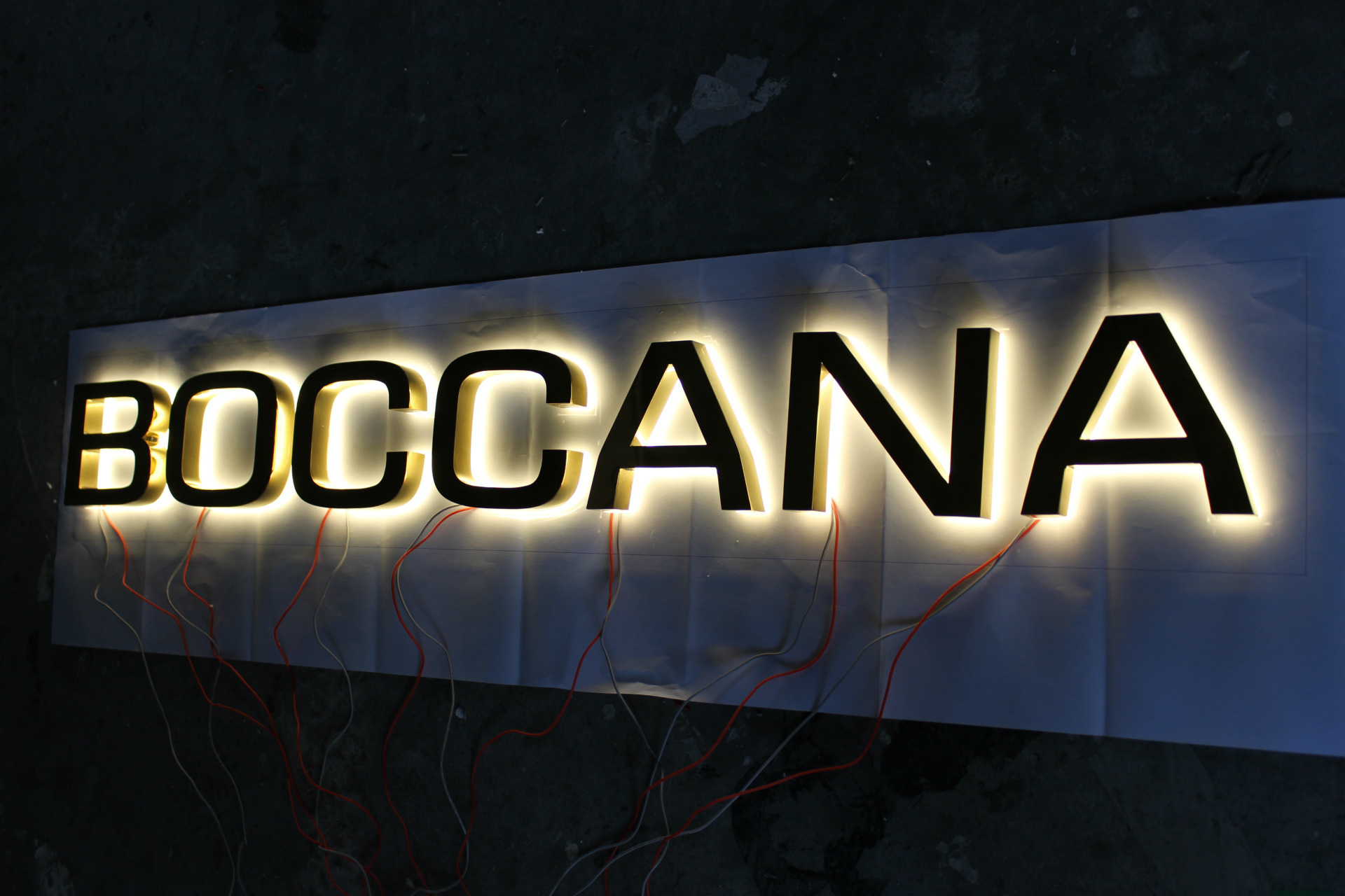 厂家定制 led发光字 不锈钢背发光字 不锈钢精工字 发光广告牌