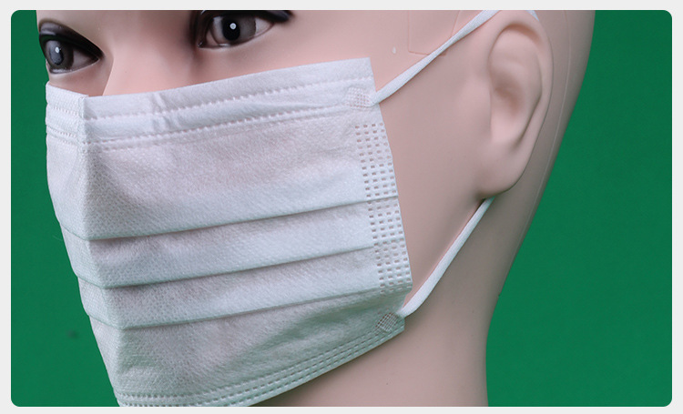 厂家直销一次性加厚医用口罩防尘无纺布口罩三层过滤棉口罩可批发