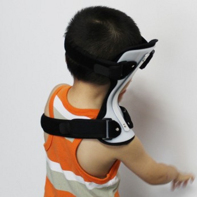 儿童斜颈矫正器 颈托 婴儿歪脖子宝宝小儿斜颈歪头颈椎侧斜矫形器