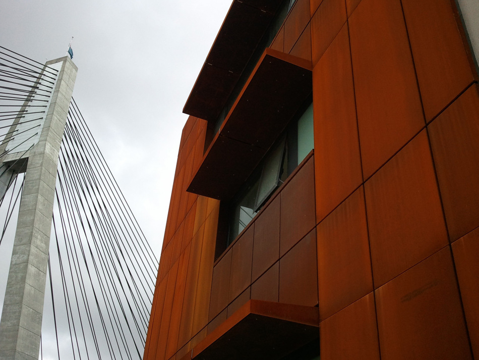 丰众耐候钢板 锈耐候钢幕墙案例耐候钢加工