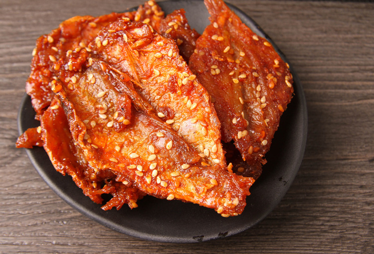 香港进口零食 香辣红娘鱼干即食海鲜干货水产零食批发喜庆送礼
