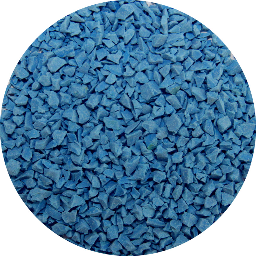 深蓝 彩色颗粒 塑胶跑道颗粒 橡胶跑道颗粒 橡胶颗粒 epdm