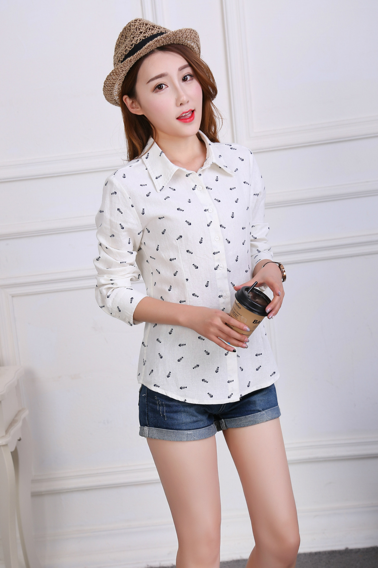 2016夏季女上衣休闲长袖衫