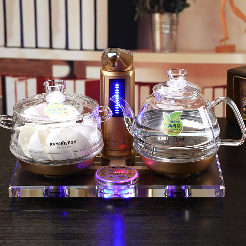 kamjove/金灶 b8 全智能自动上水电热水壶电茶炉水晶玻璃茶艺炉