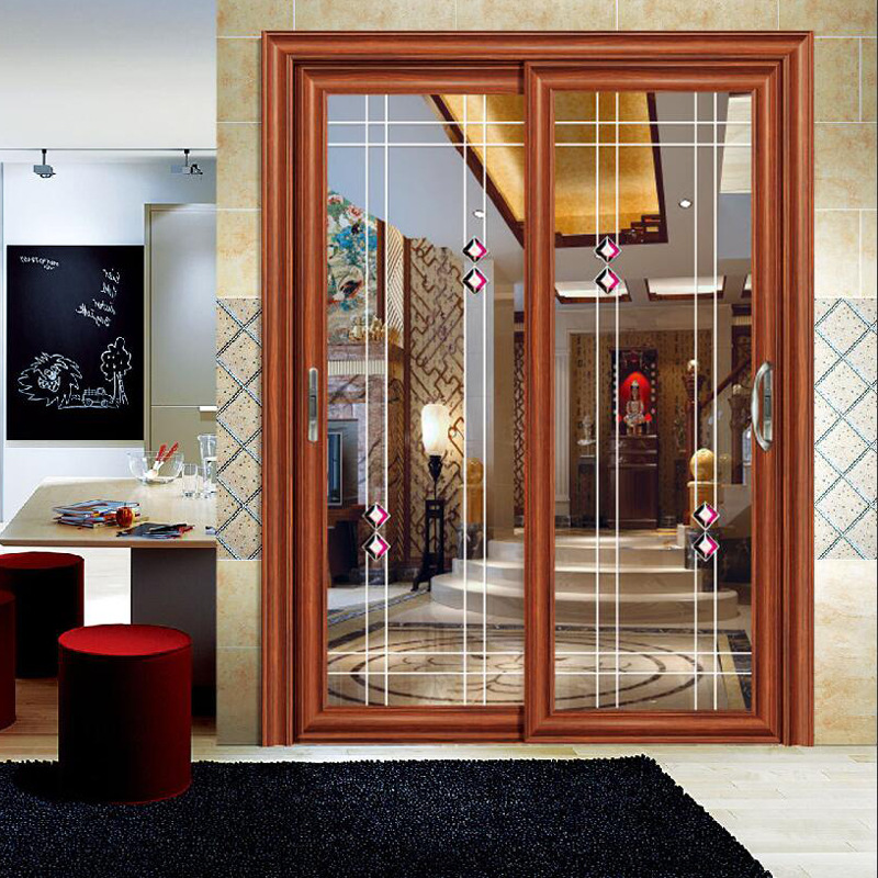 厂家直销85#铝合金厨房玻璃移门推拉门钛镁合金阳台客厅吊趟门