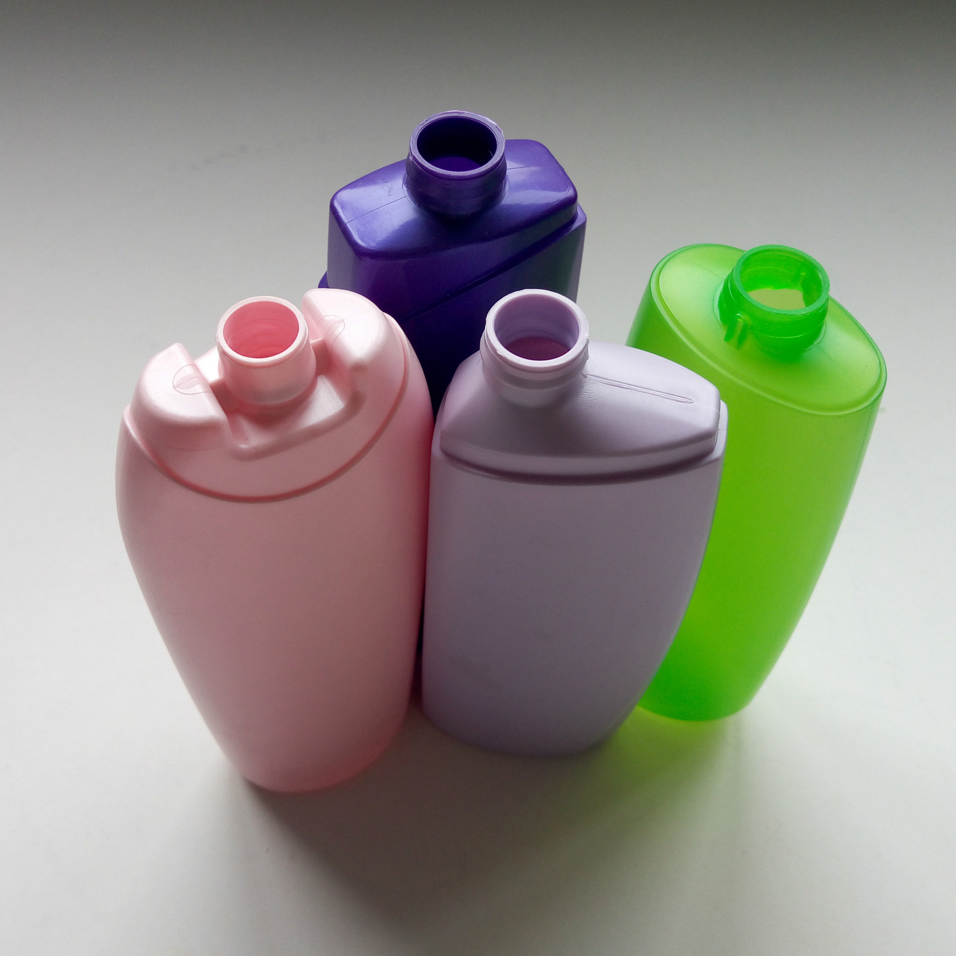 马卡龙色pet翻盖瓶洗发水乳液沐浴露旅行化妆品分装瓶