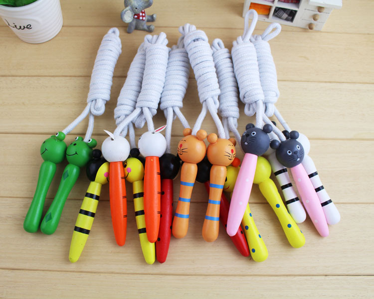 幼儿园儿童健身运动用具 木制木质卡通可爱