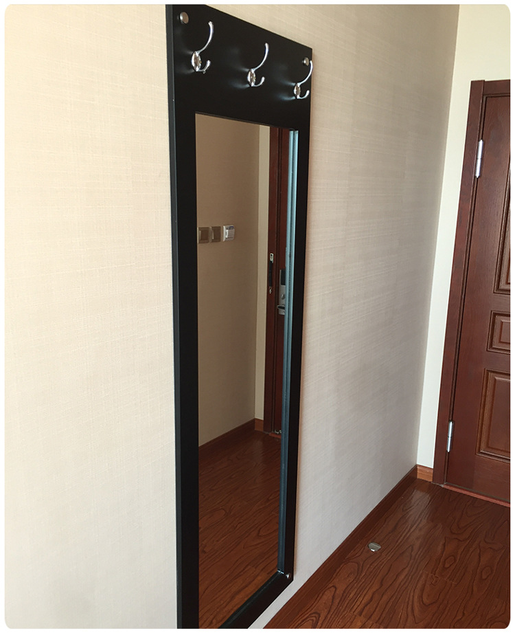 高档星级酒店 快捷宾馆客房喷漆挂衣镜 家用穿衣镜