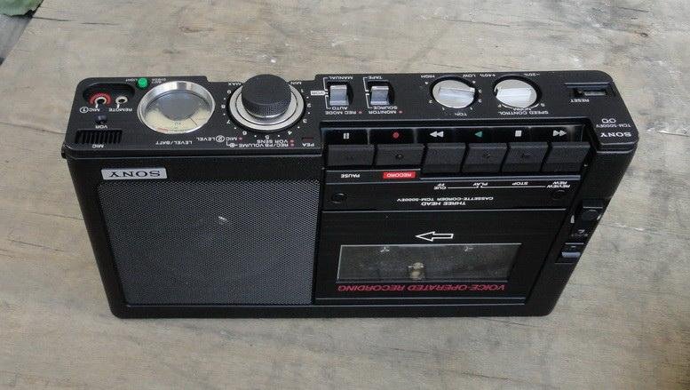 sony/索尼磁带采访机 专业采访机音机磁带机收藏