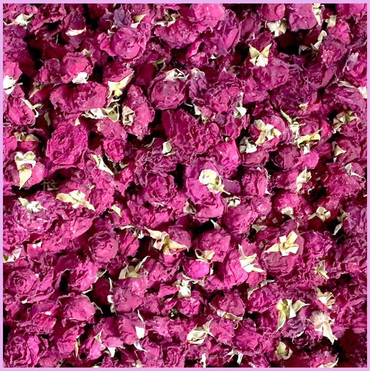 云南低温微波干墨红玫瑰花 墨红玫瑰花茶 微波干墨红玫瑰花朵批发