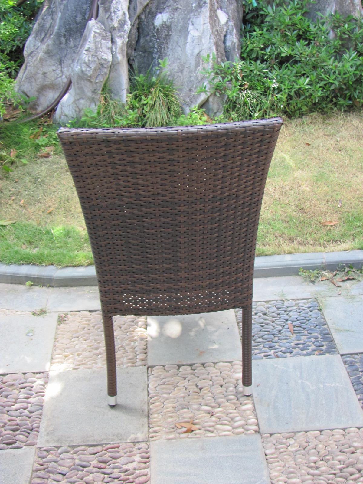 藤编休闲桌椅阳台庭院户外堆高藤条椅防藤办公椅会客椅