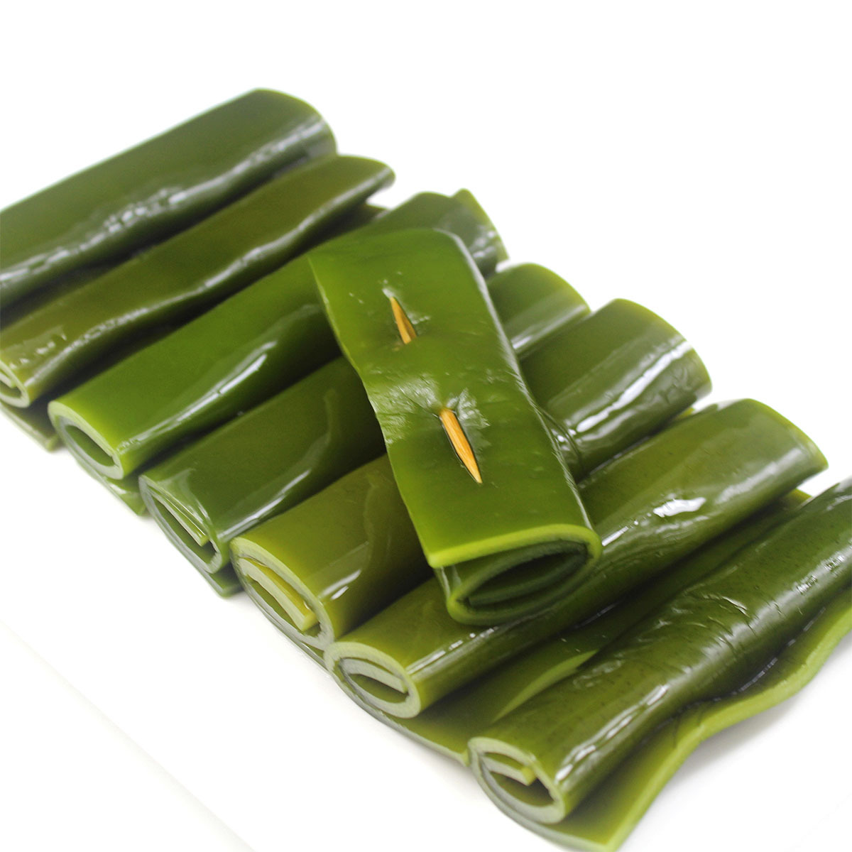 荣成仲隆野生新鲜海带条海带丝盐渍昆布卷500g包装批发非干.