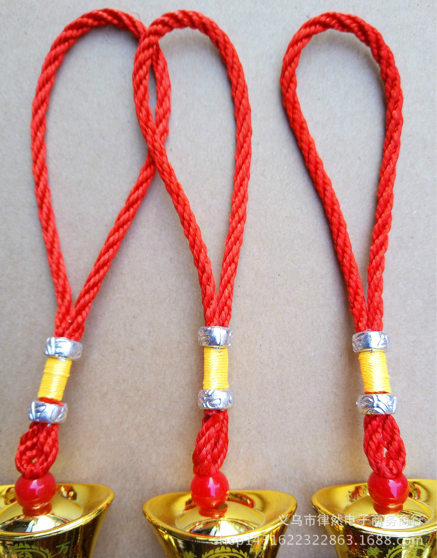 2015新款汽车挂件雕刻黄金万两双元宝车挂汽车内饰用品厂家直销