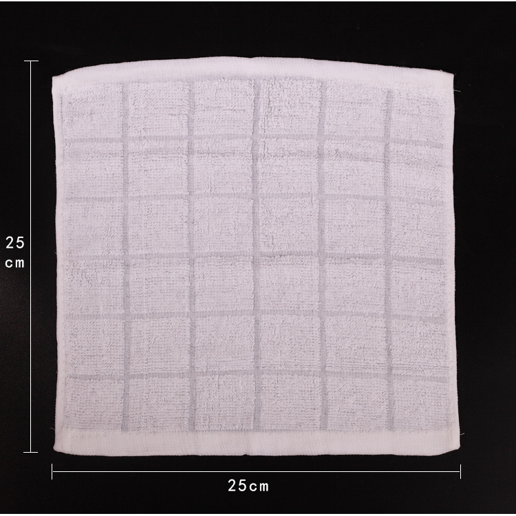 25cm酒店湿巾毛巾饭店酒楼火锅烤肉一次性消毒毛巾23克纯棉湿毛巾