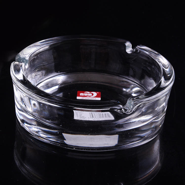 青苹果系列玻璃烟灰缸酒店用品宾馆ktv办公室家用烟缸小礼品批发