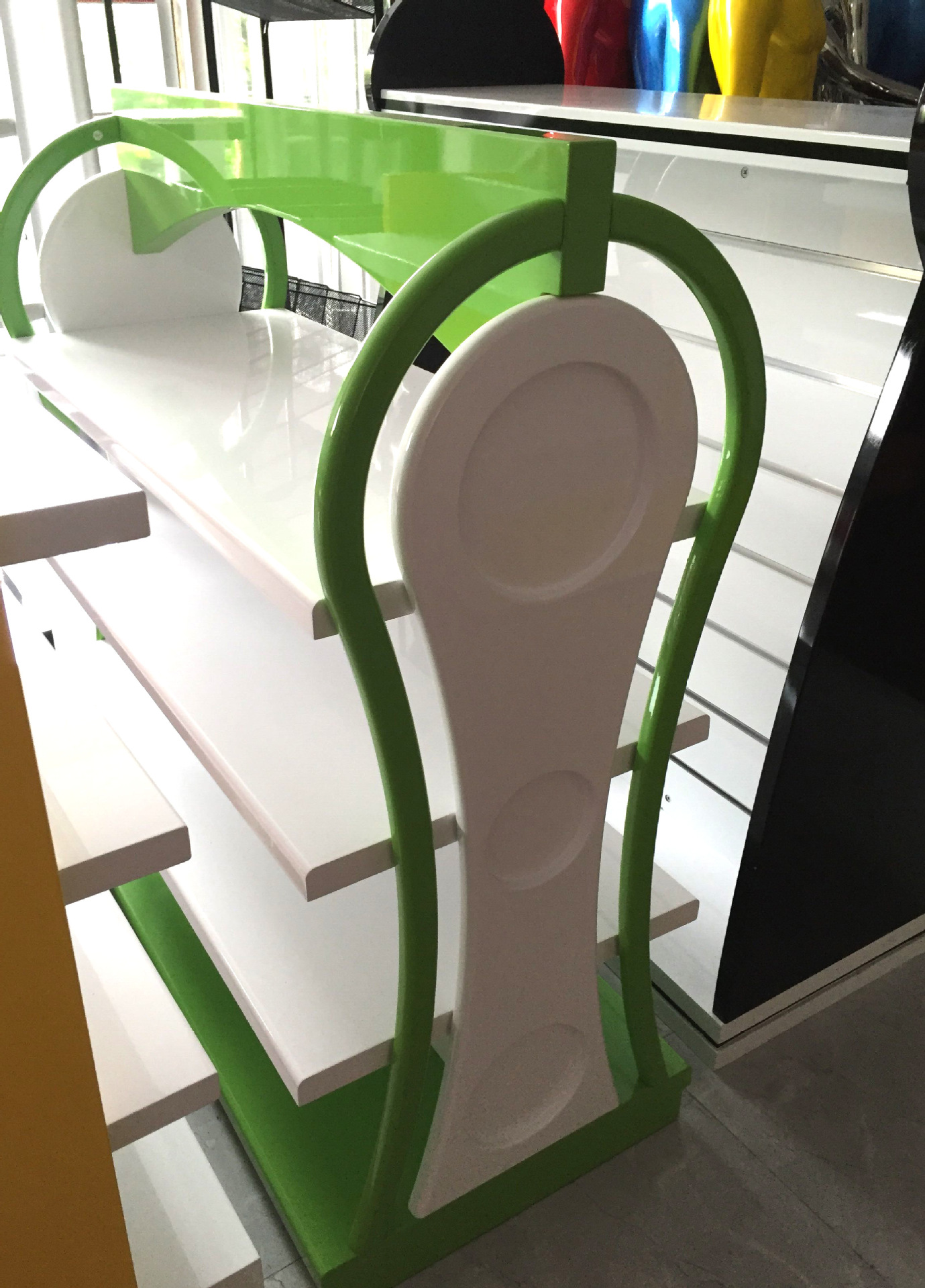 烤漆展示架 四层展示架钢琴烤漆工艺展示架 时尚货架 厂家直销