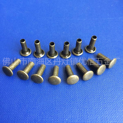 优质环保青古铜空心钉 规格8*8空心钉 更多铆钉规格 请进店采购