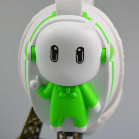 新款oppo手机礼品耳机小o公仔促销礼品耳机头戴式耳机工厂oem定制