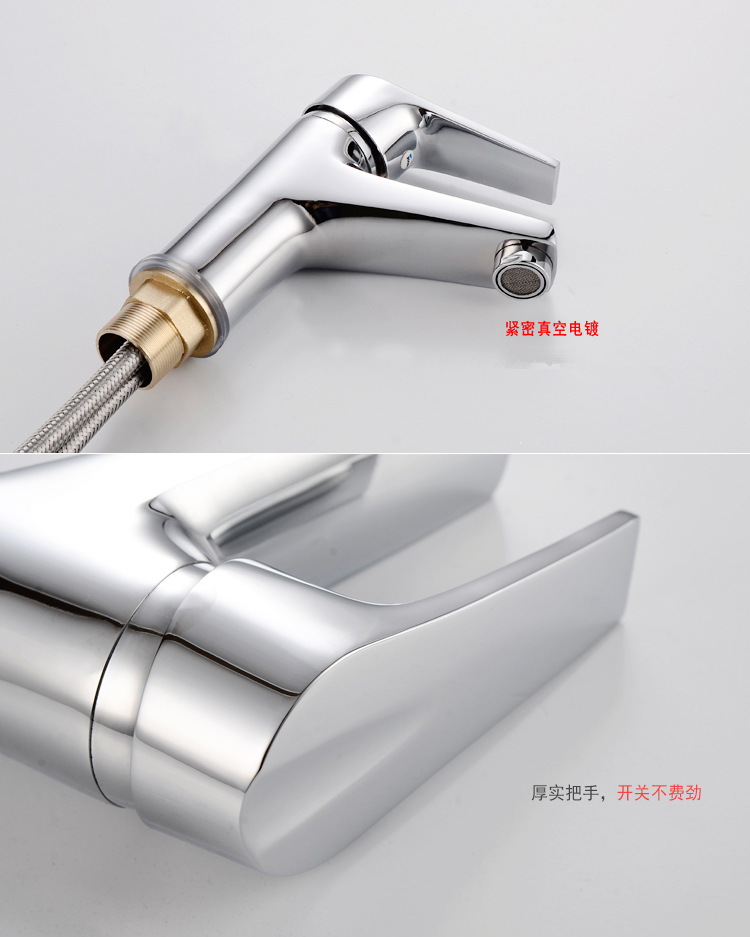 全铜名家单孔 面盆龙头 明佳冷热水洗脸盆洗手盆混水龙头厂家直销