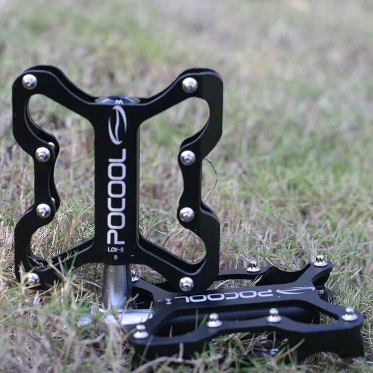 培林山地车脚踏板 彩色超轻双培林公路车全铝跑酷脚踏 厂家直销