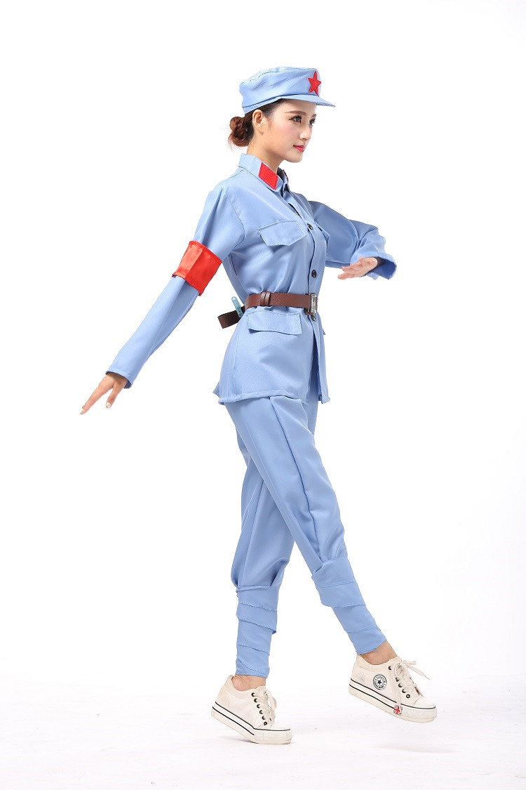 新款男女款八路军红军演出服饰解放军新四军